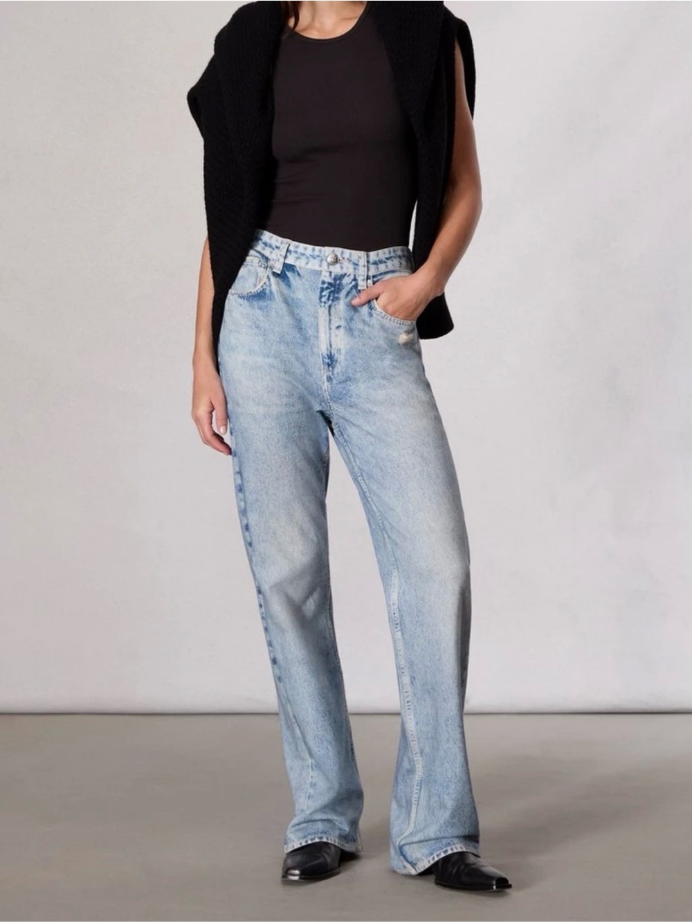 Rag & Bone Miramar Shea Relaxed Straight Pant Size 29